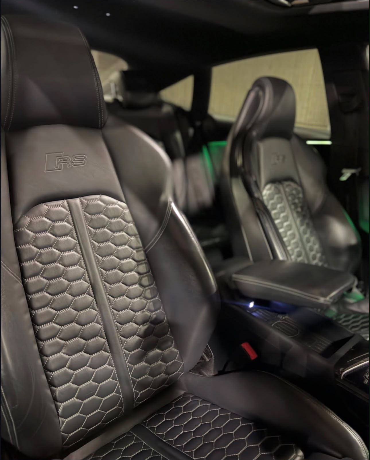Audi RS5 Sportback — Sonoma Green available to hire in London
