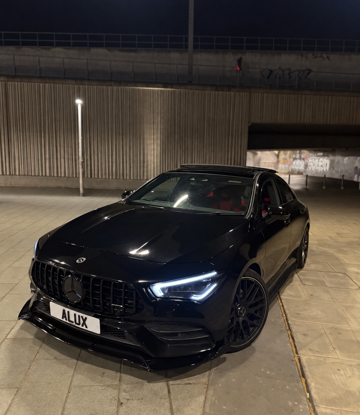 Mercedes-Benz CLA 200 — Black available to hire in London