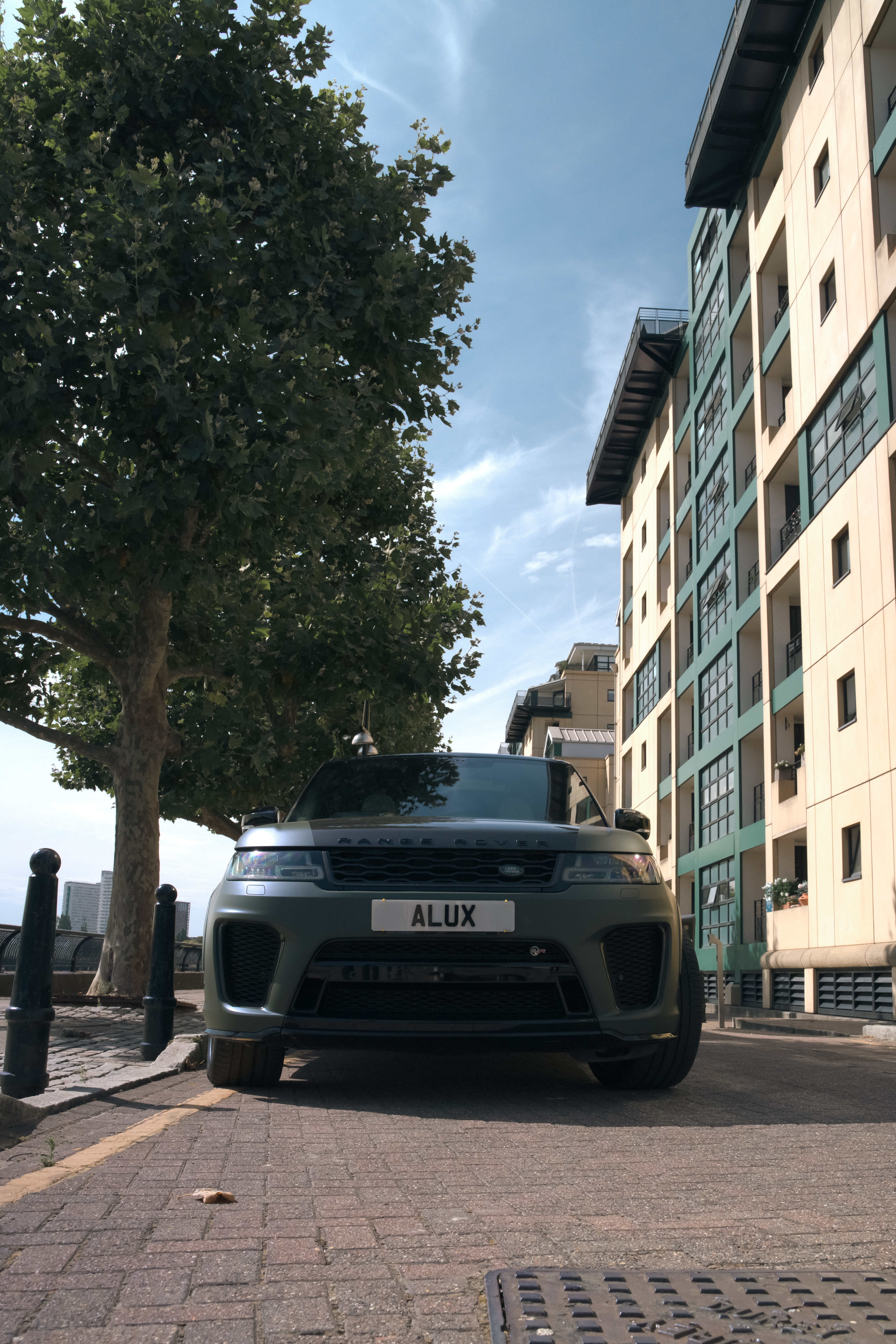 Range Rover Sport SVR — Matte Green available to hire in London