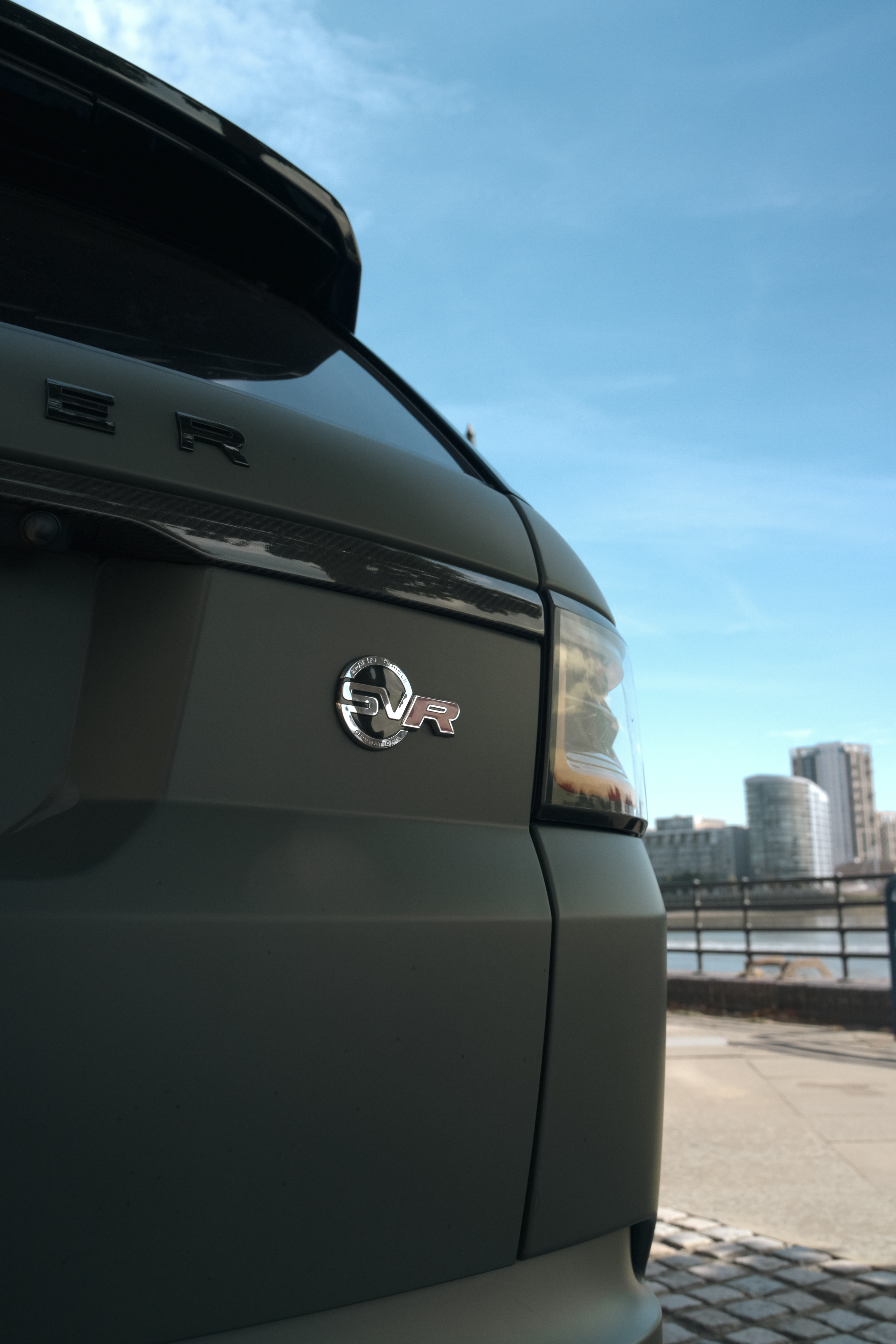Range Rover Sport SVR — Matte Green available to hire in London