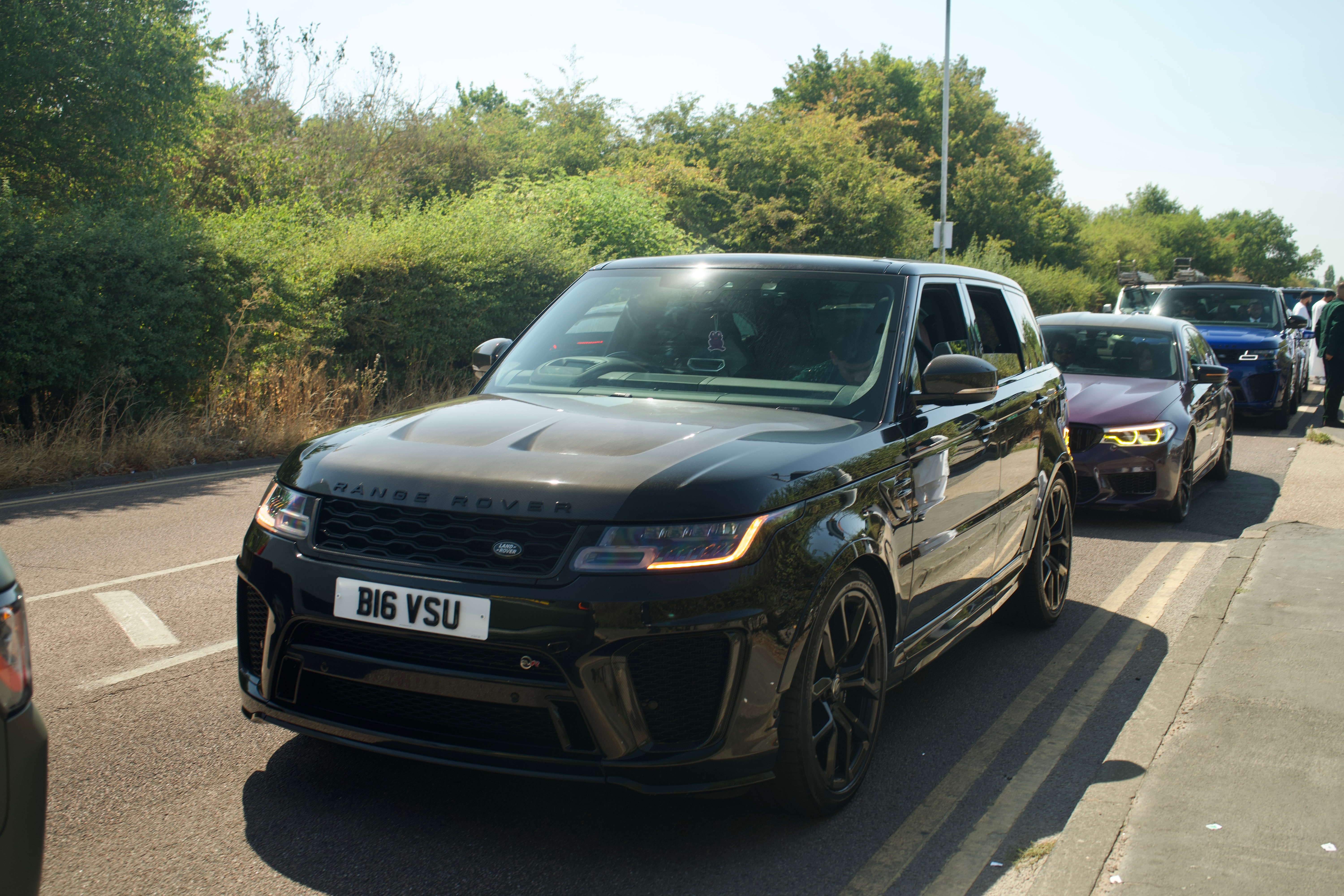 Range Rover Sport SVR — Black available to hire in London
