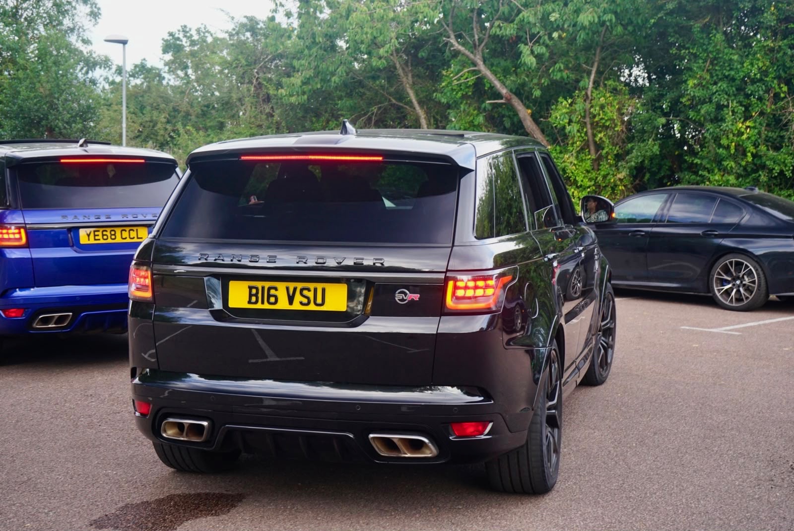 Range Rover Sport SVR — Black available to hire in London